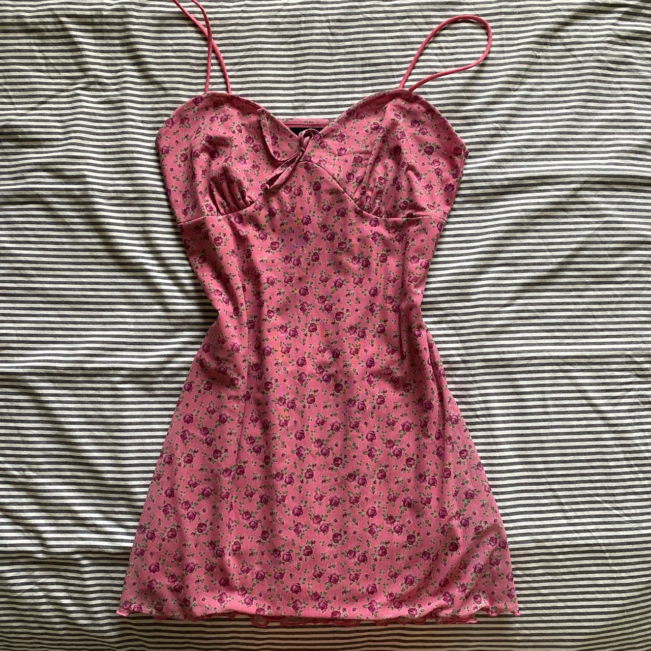 urban outfitters rose dress Size large, BNWT - Depop