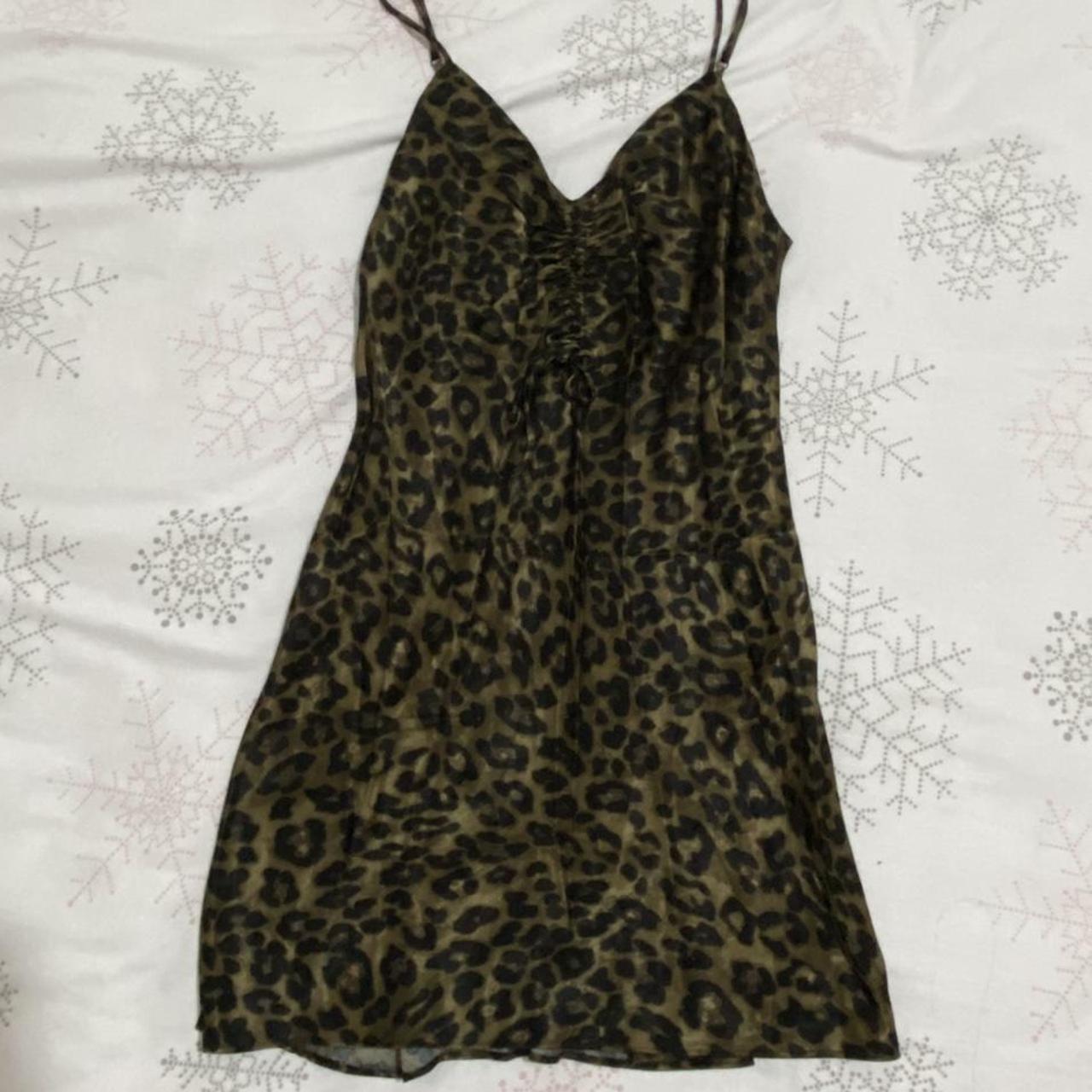 leopard betta vanore mini dress