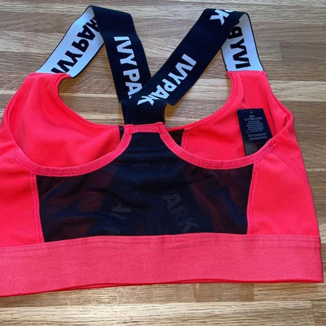 Ivy Park Neon Pink Sports Bra Size Xxs Depop