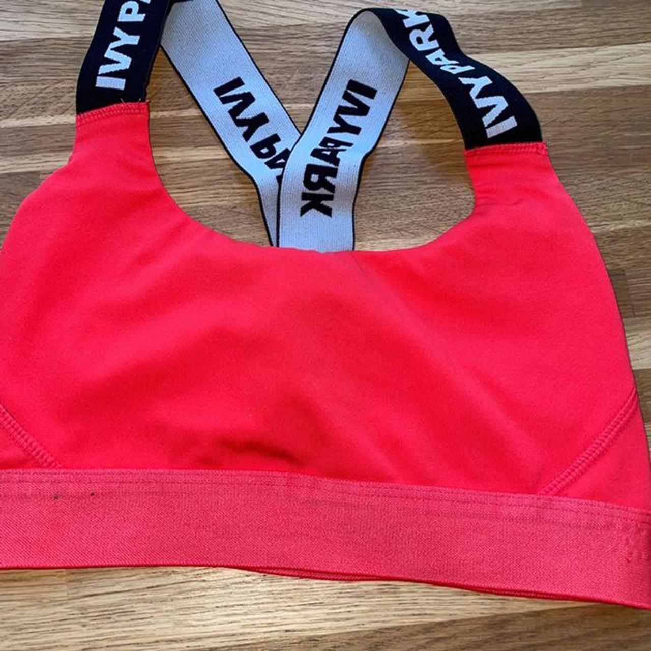 Ivy Park Neon Pink Sports Bra Size Xxs Depop