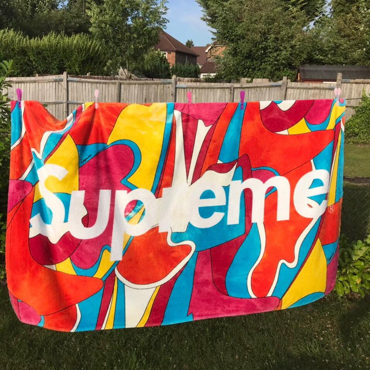 supreme abstract beach towel