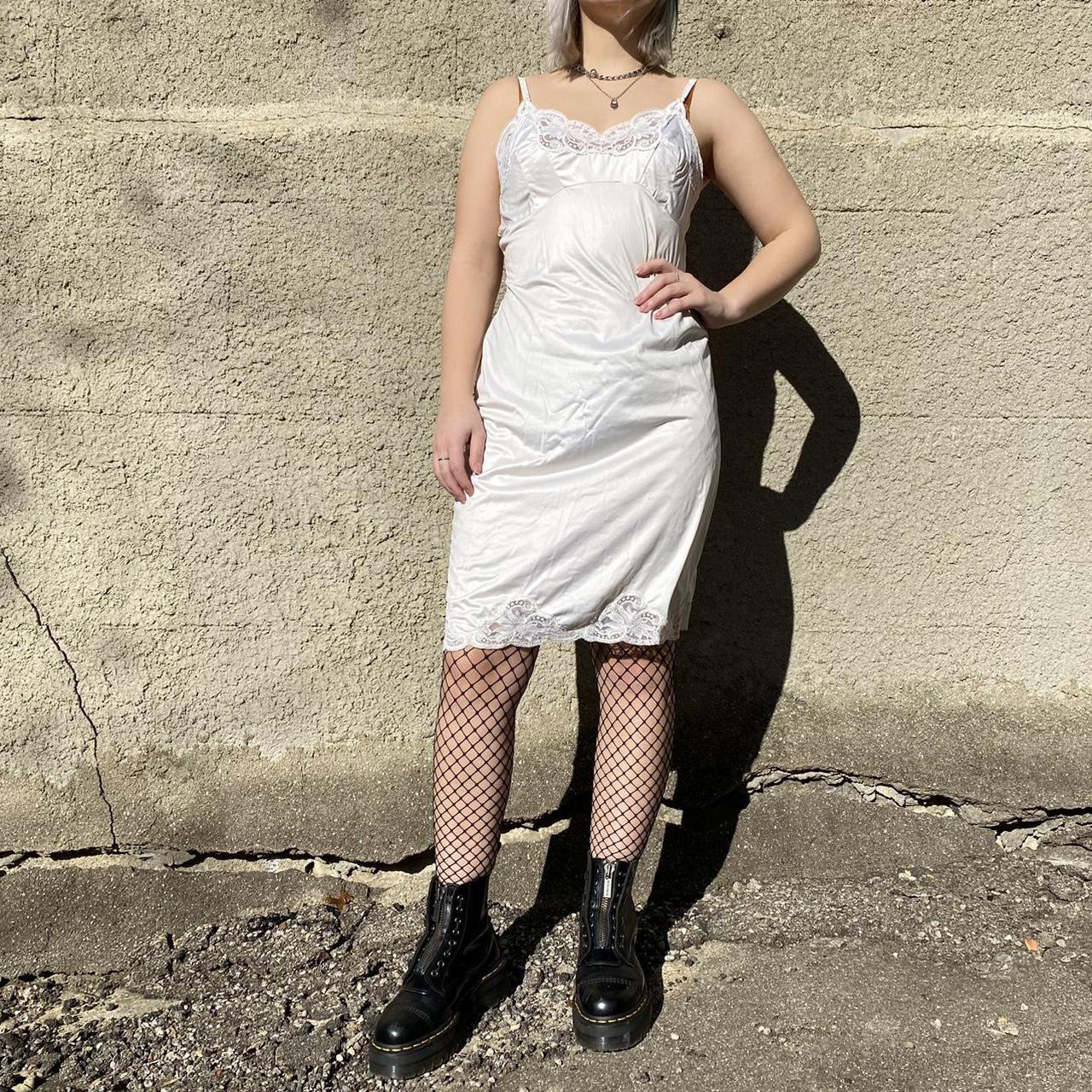 Product Image 1 - Vintage white lace slip dress.
