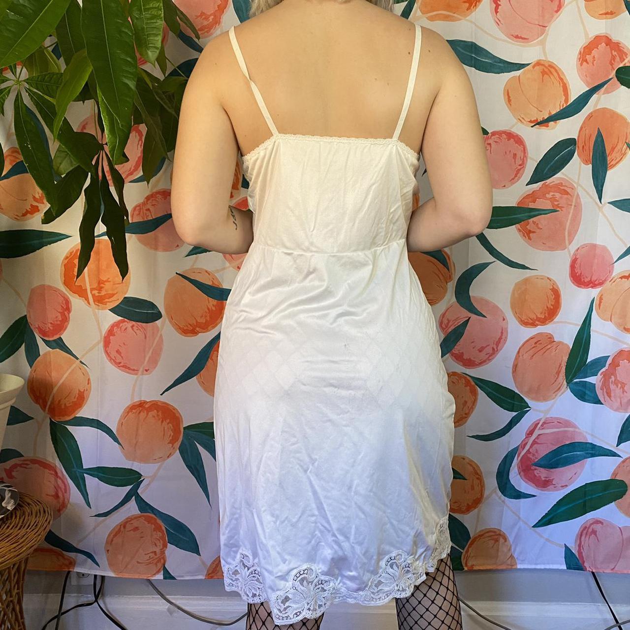 Product Image 3 - Vintage white lace slip dress.