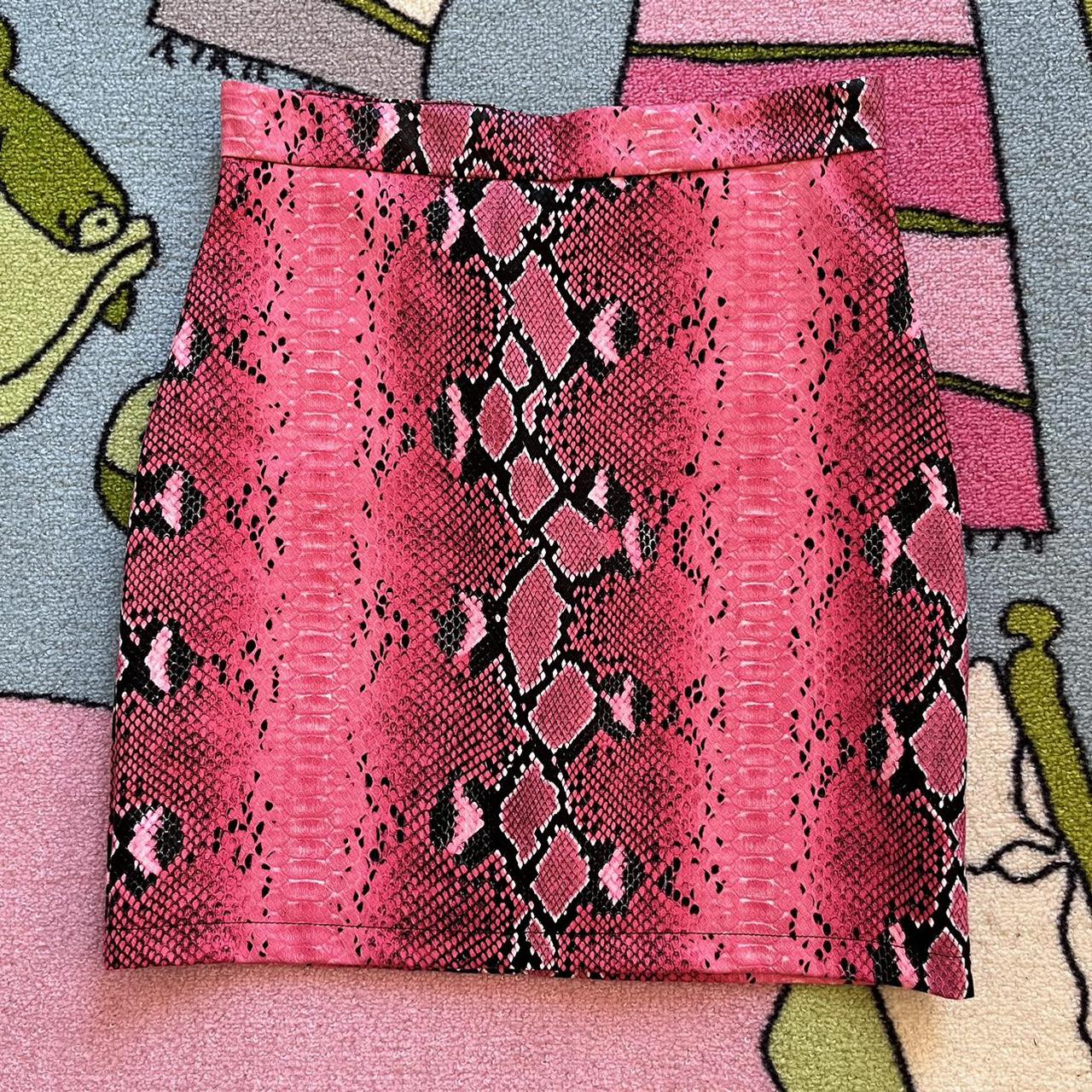 Guess snake print on sale skirt