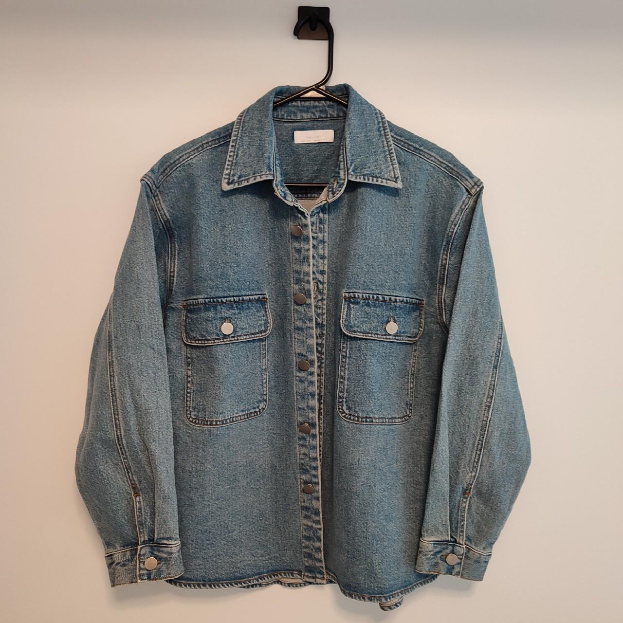 oak and fort denim jacket nwot excellent... - Depop