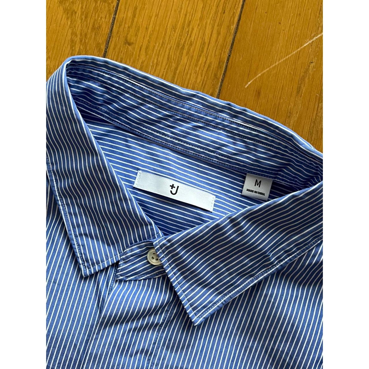Jil Sander Men's Blue and White Shirt (3)