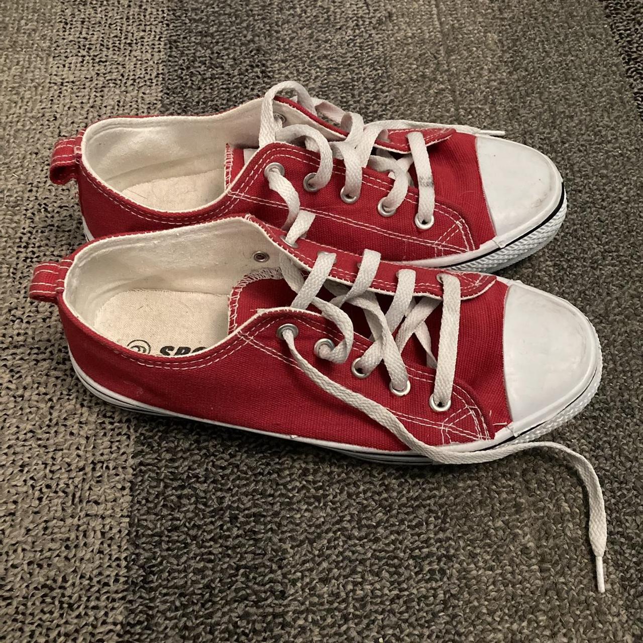 Red converse dupes *free shipping!... - Depop