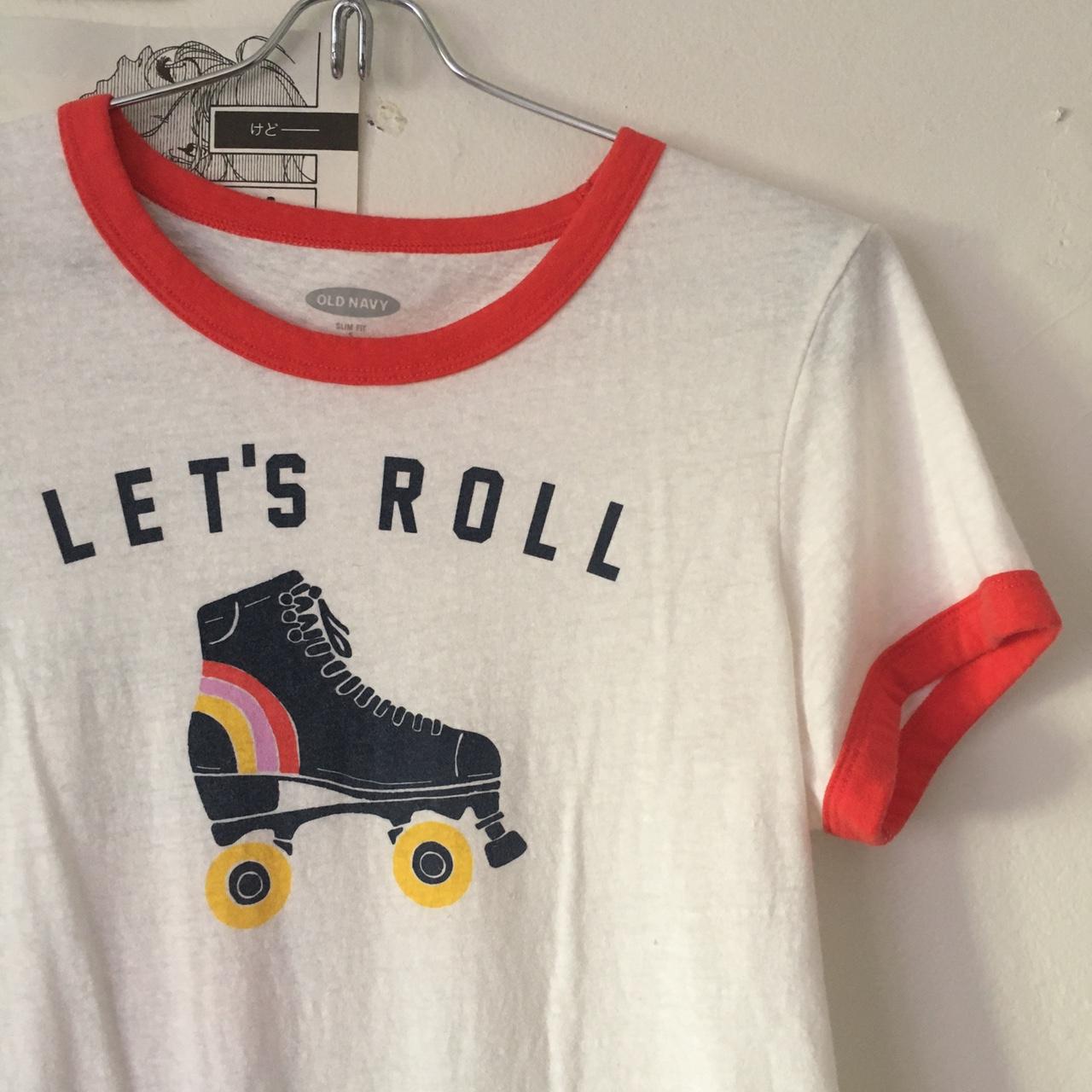 old navy let's roll t shirt