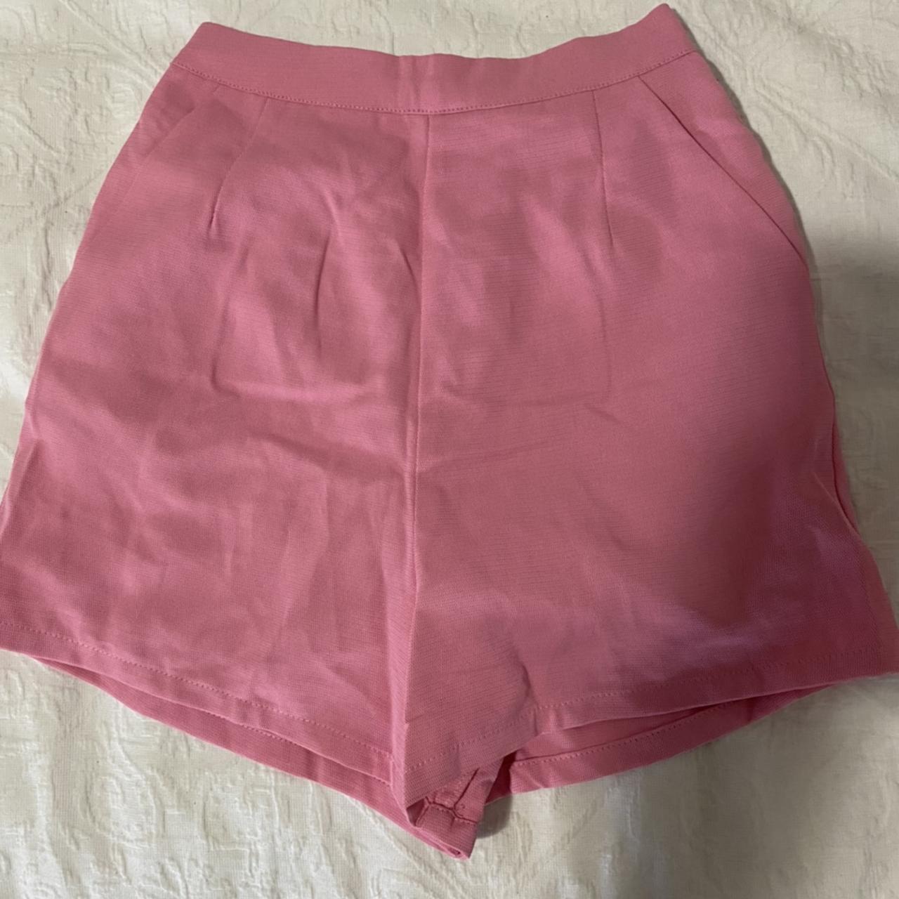 Supre Pink Shorts, Brand New! Size 6 Such a nice... - Depop