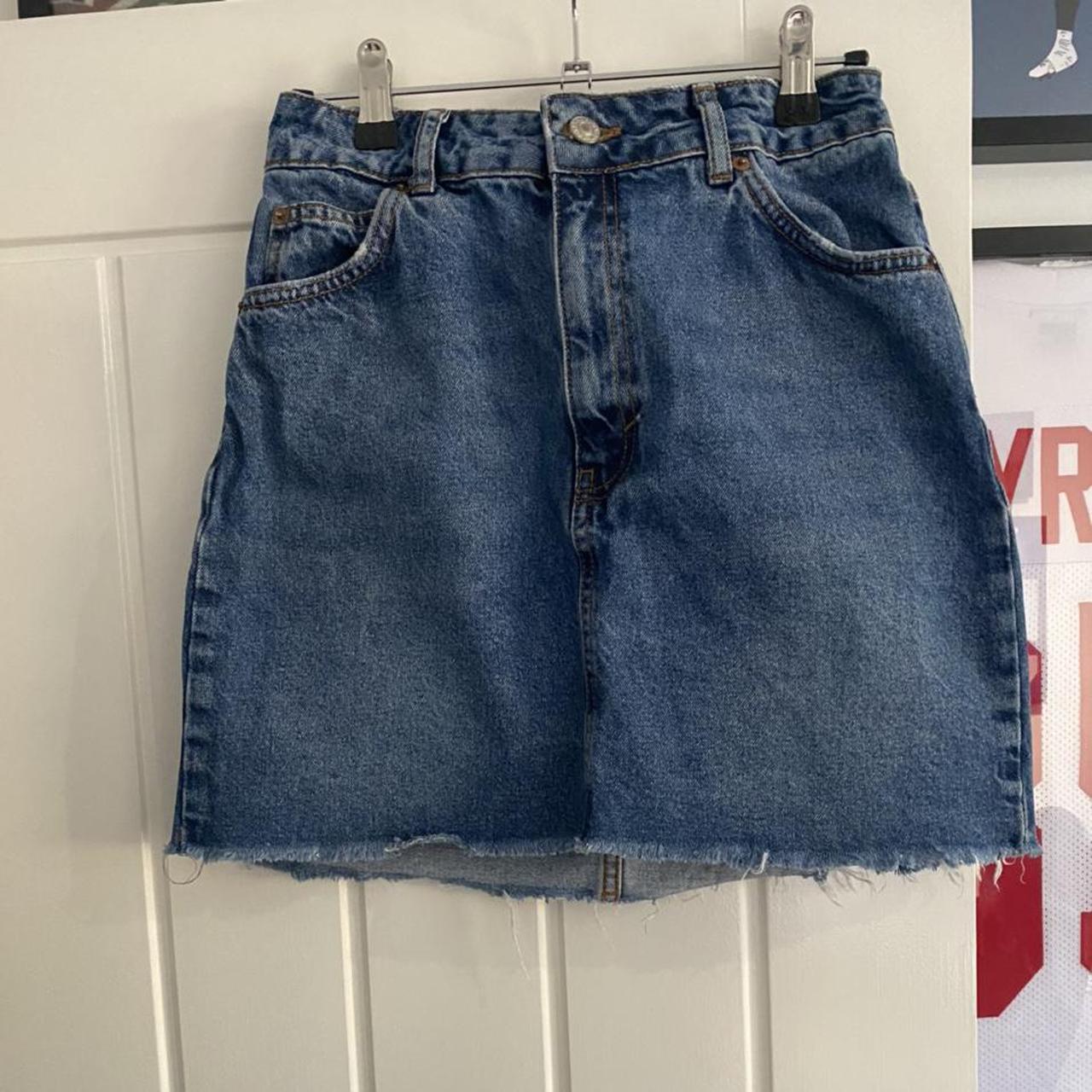 Denim skirt - topshop - £14 Open to offers Size... - Depop