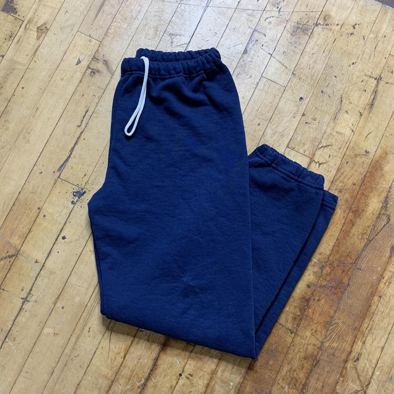 Vintage 90s Russell Athletic Navy Blue Sweatpants - Depop