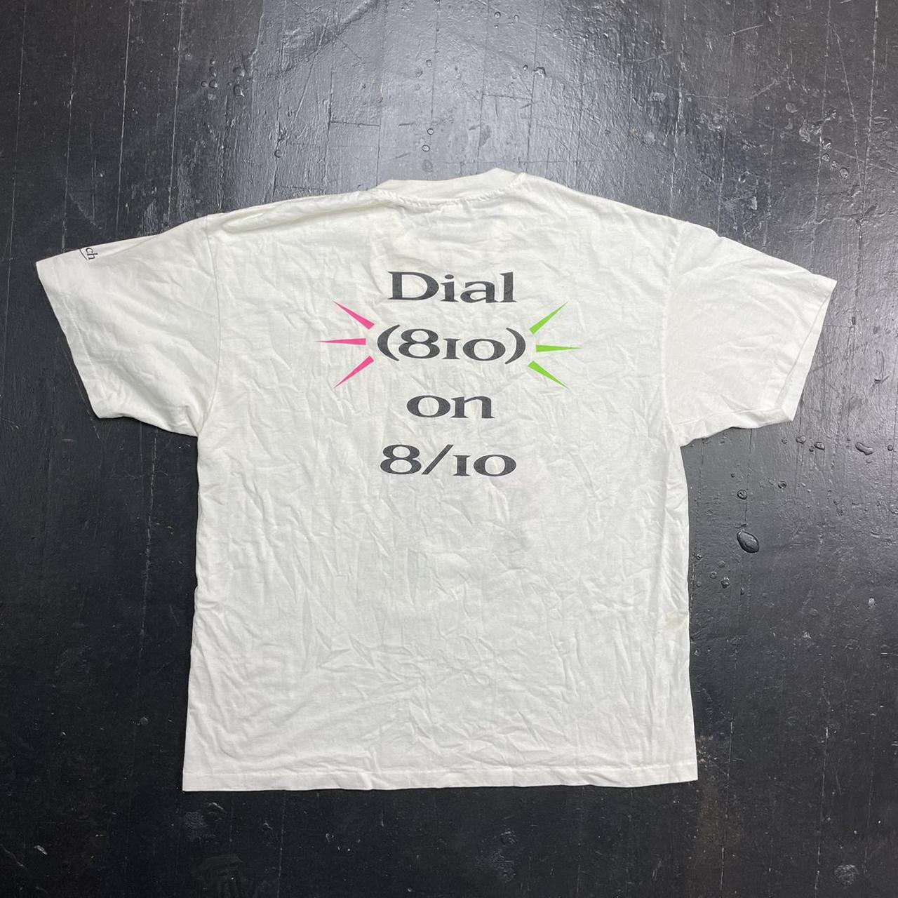Hanes Men's White and Black T-shirt (2)