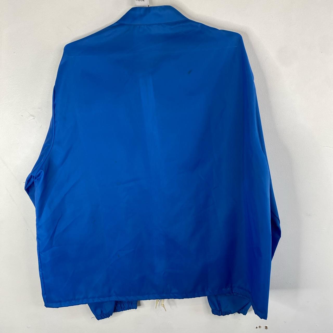 Vintage 90s White Striped Blue Zip Up 100 Nylon Depop vintage-90s-white-striped-blue-zip-up-100-nylon-depop