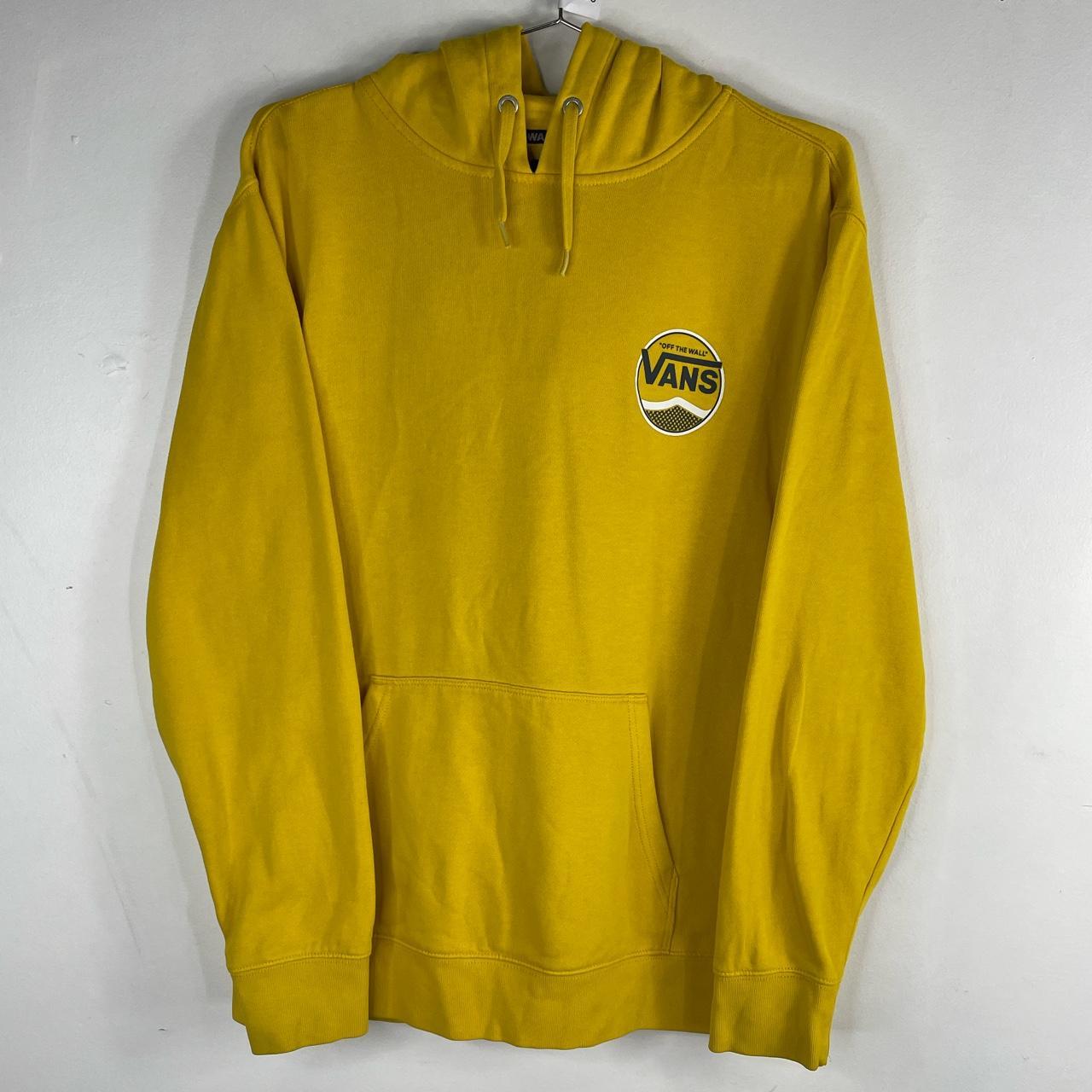 Vans yellow 2025 checkerboard hoodie