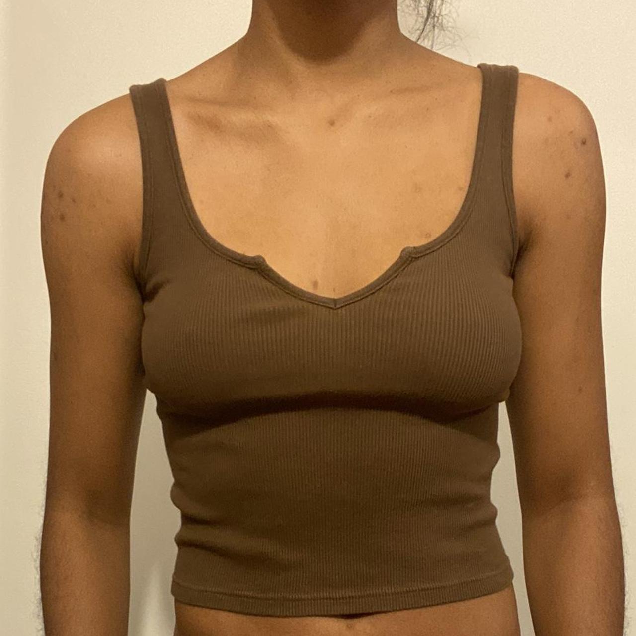 Brandy Melville Women's Brown Vests-tanks-camis (2)