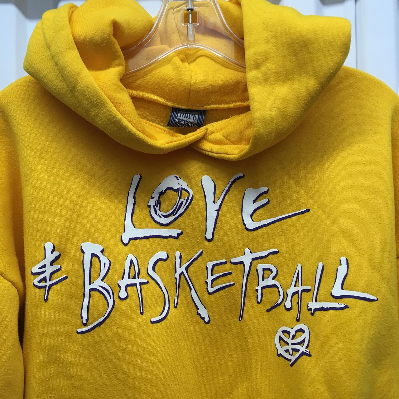 Vintage 90s Lakers Basketball Sweatshirt Cutoff - Depop