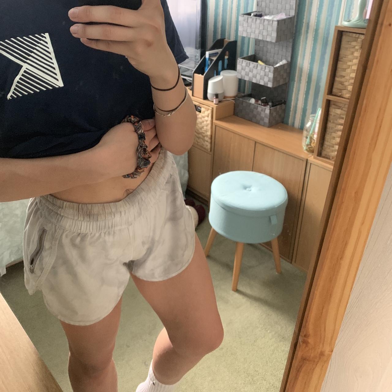 marble lululemon shorts