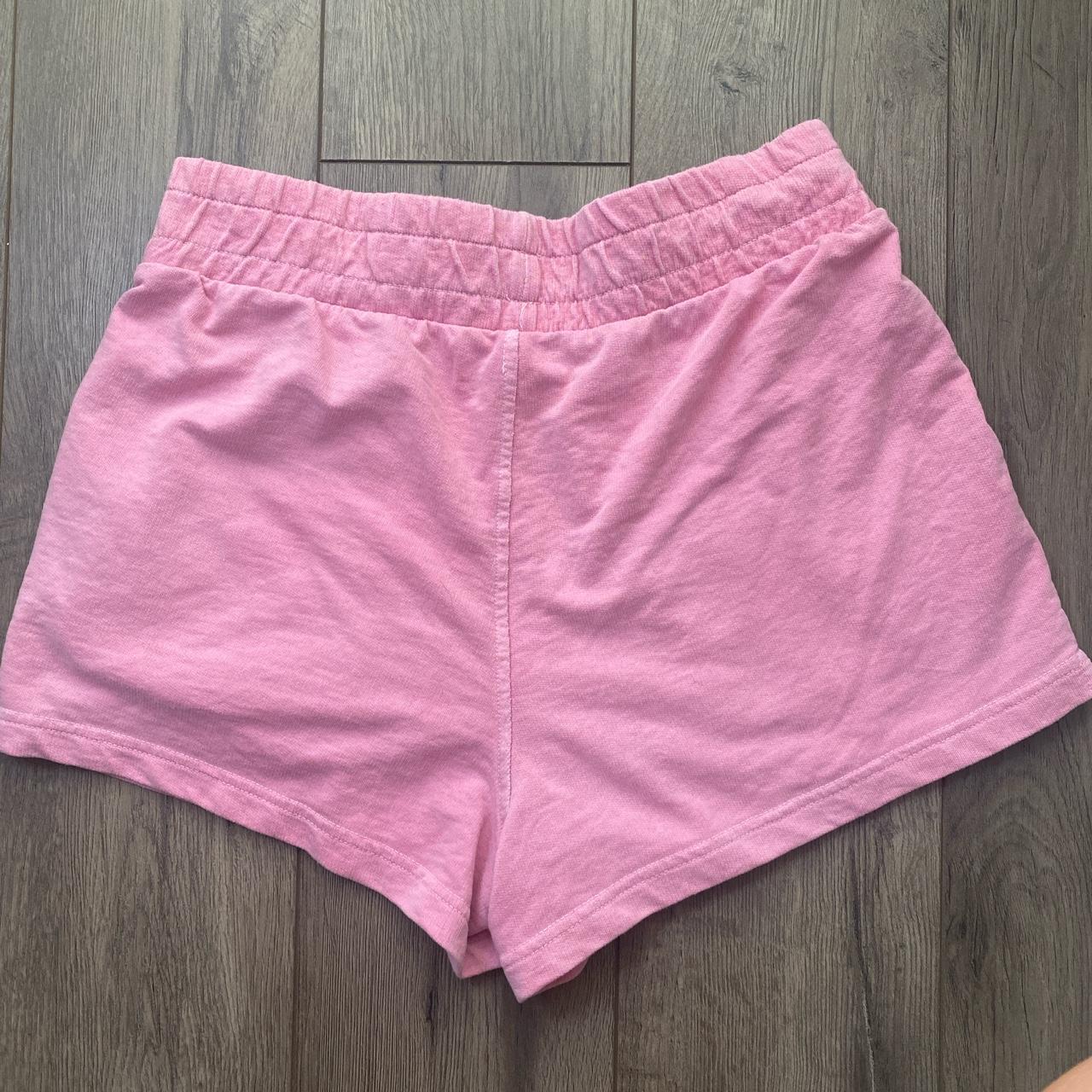 super cute bubblegum pink lounge shorts thick waist... - Depop