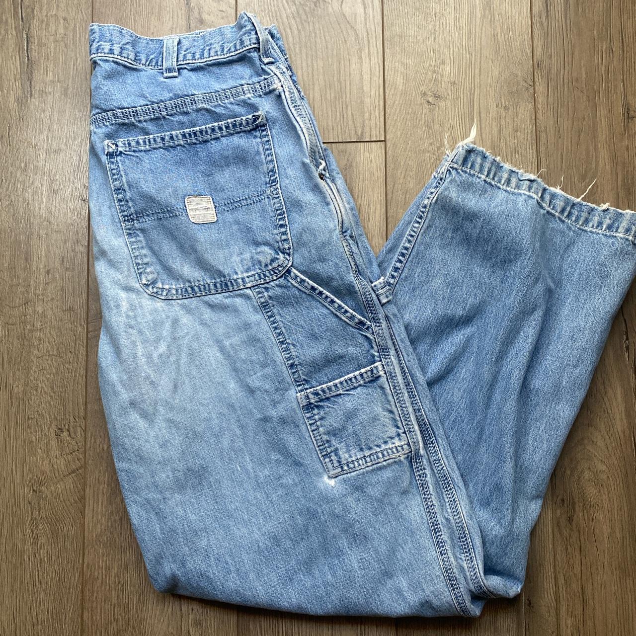 mens vintage abercrombie and fitch retro jeans Size... - Depop