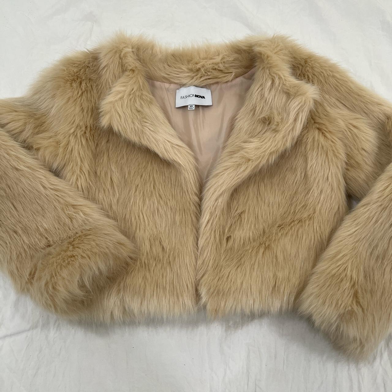 Fashion nova outlet faux fur coat