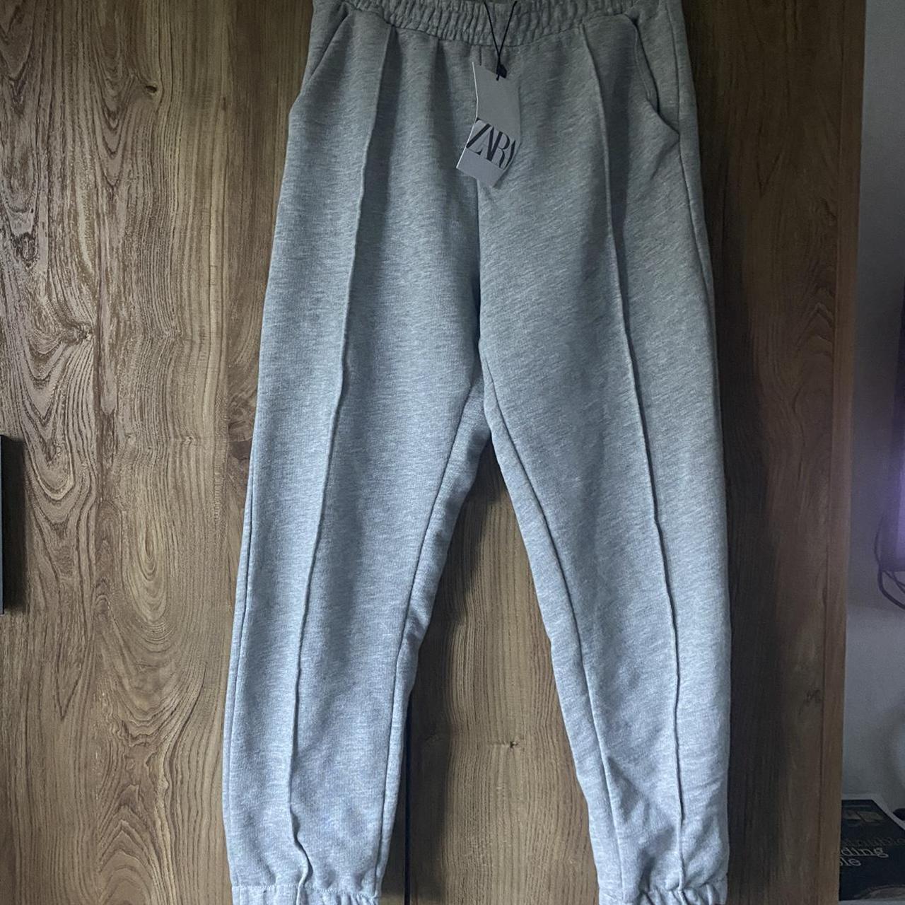 Zara Grey Joggers-tracksuits | Depop