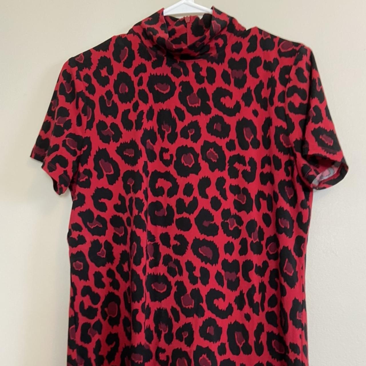 Women's Red and Black Blouse | Depop