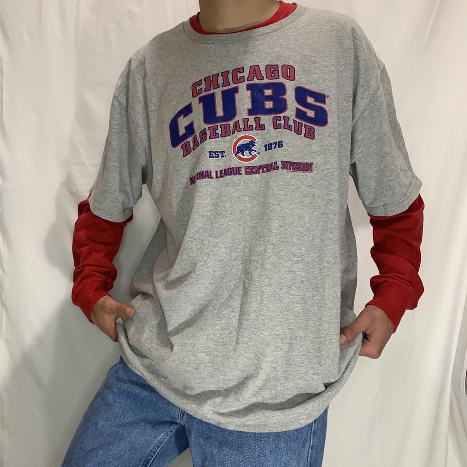 Vintage Chicago Cubs T-Shirt No Tags Size: Large - Depop