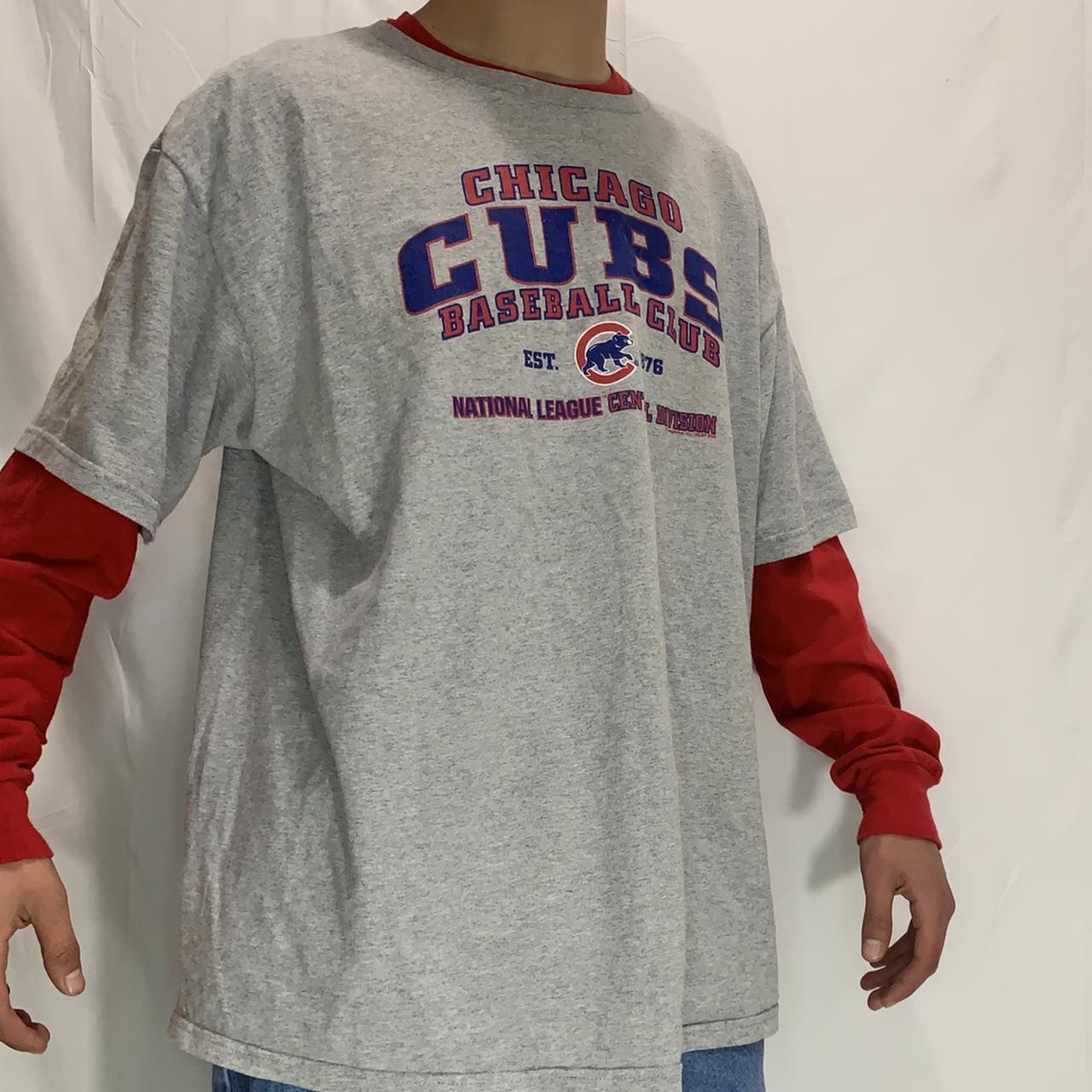 Vintage Chicago Cubs T-Shirt No Tags Size: Large - Depop