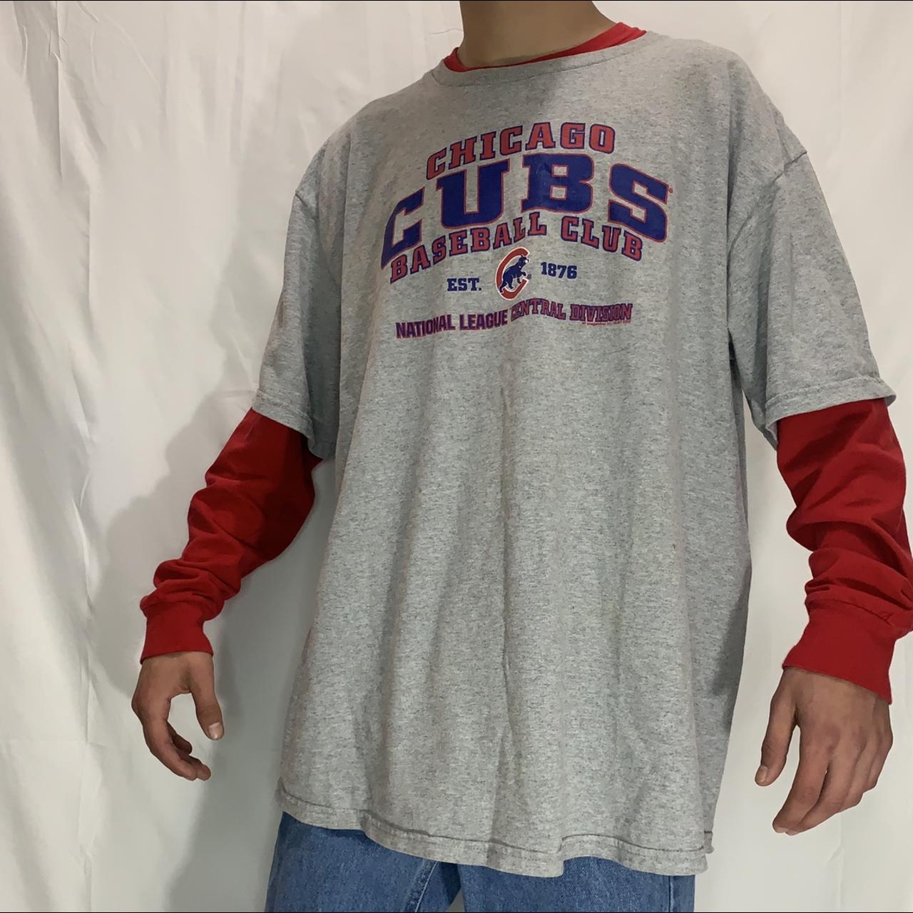 Vintage Chicago Cubs T-Shirt No Tags Size: Large - Depop