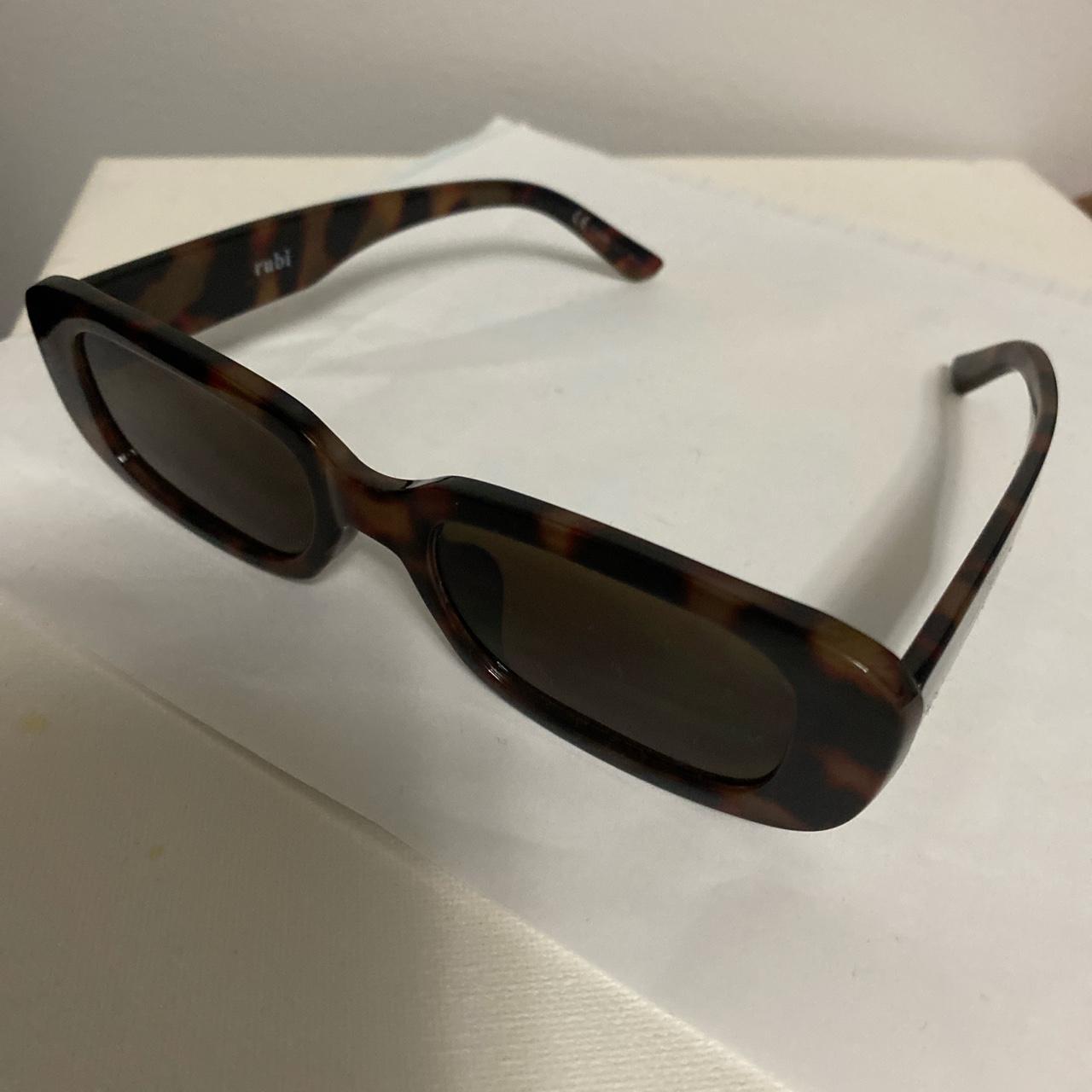 Cotton On Women's Brown and Black Sunglasses Depop
