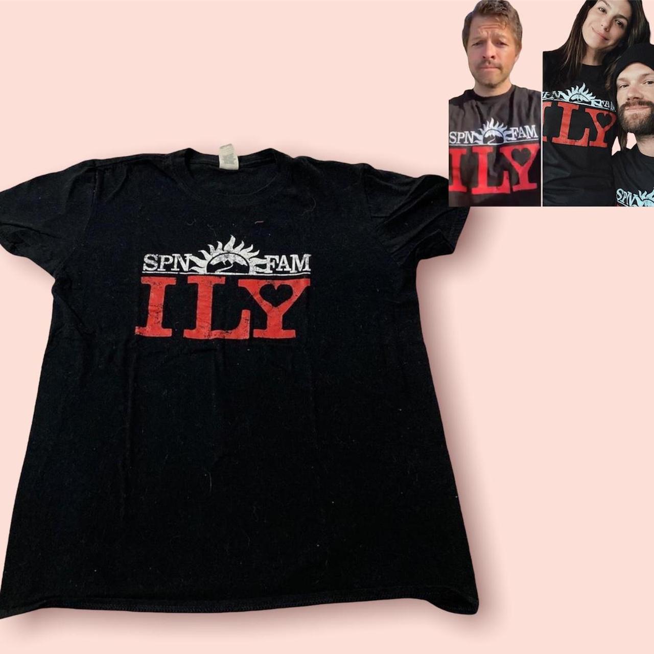 Supernatural “SPN FAM ILY” Shirt from Stands,