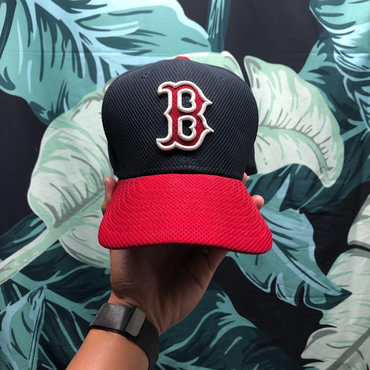 BOSTON RED SOX MLB SIDE PATCH BLOOM NAVY 59FIFTY CAP - Depop