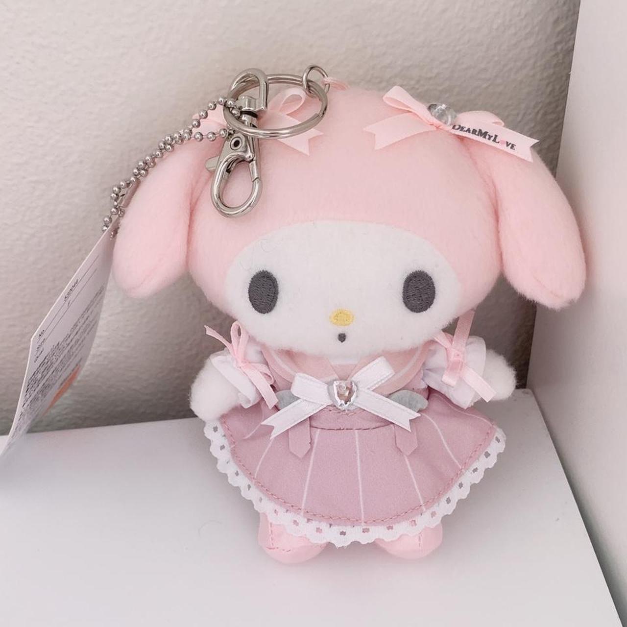 Dear My Love my Melody mascot keychain plushie by... Depop