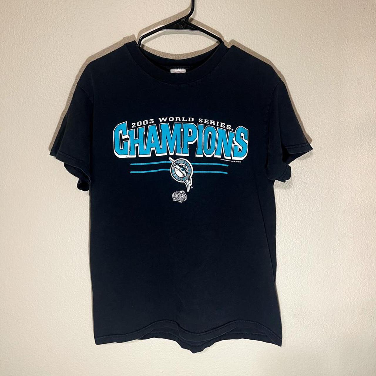 Vintage Florida Marlins 2003 World Series Champions T-shirt 