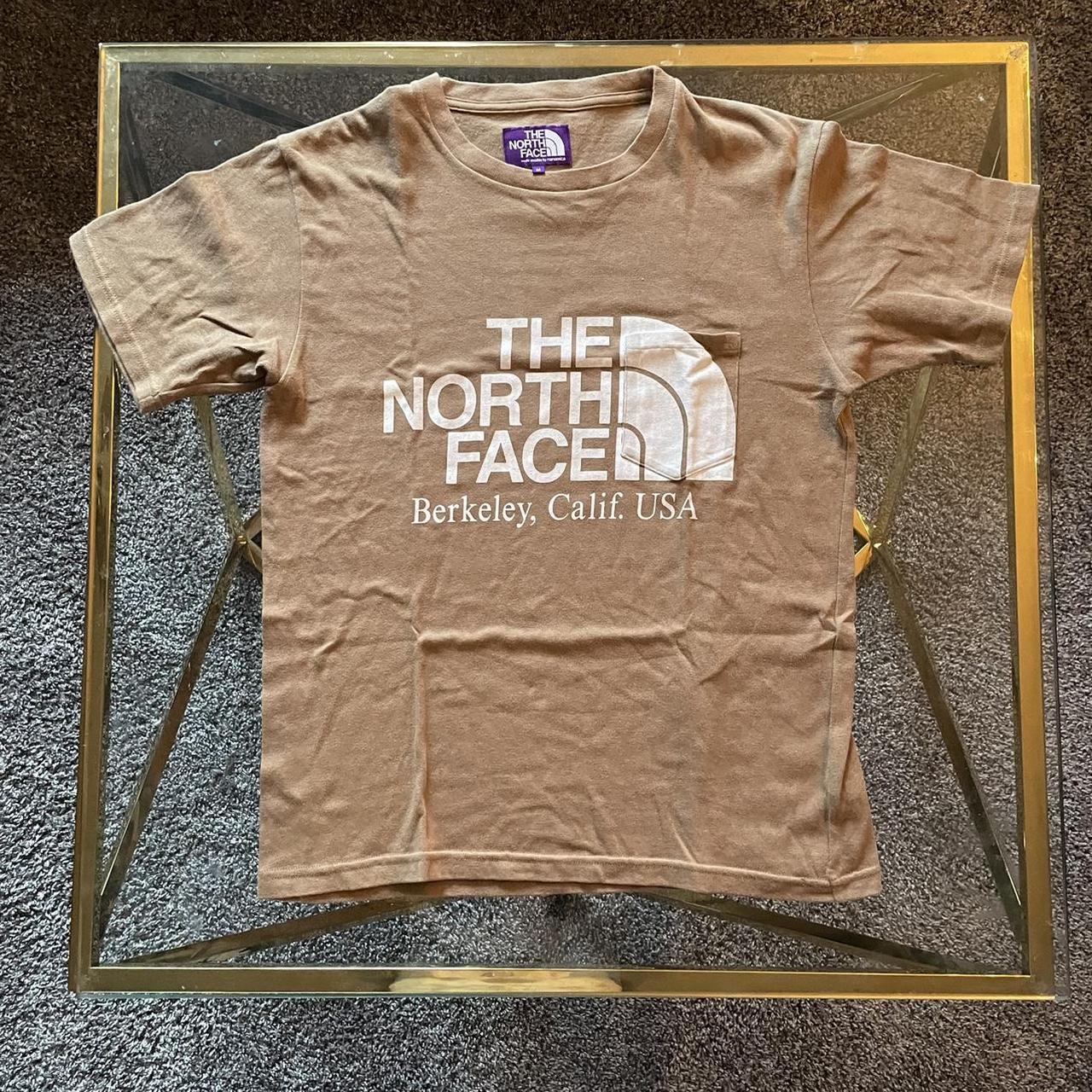 The North Face Purple Label Men's Tan and Brown T-shirt