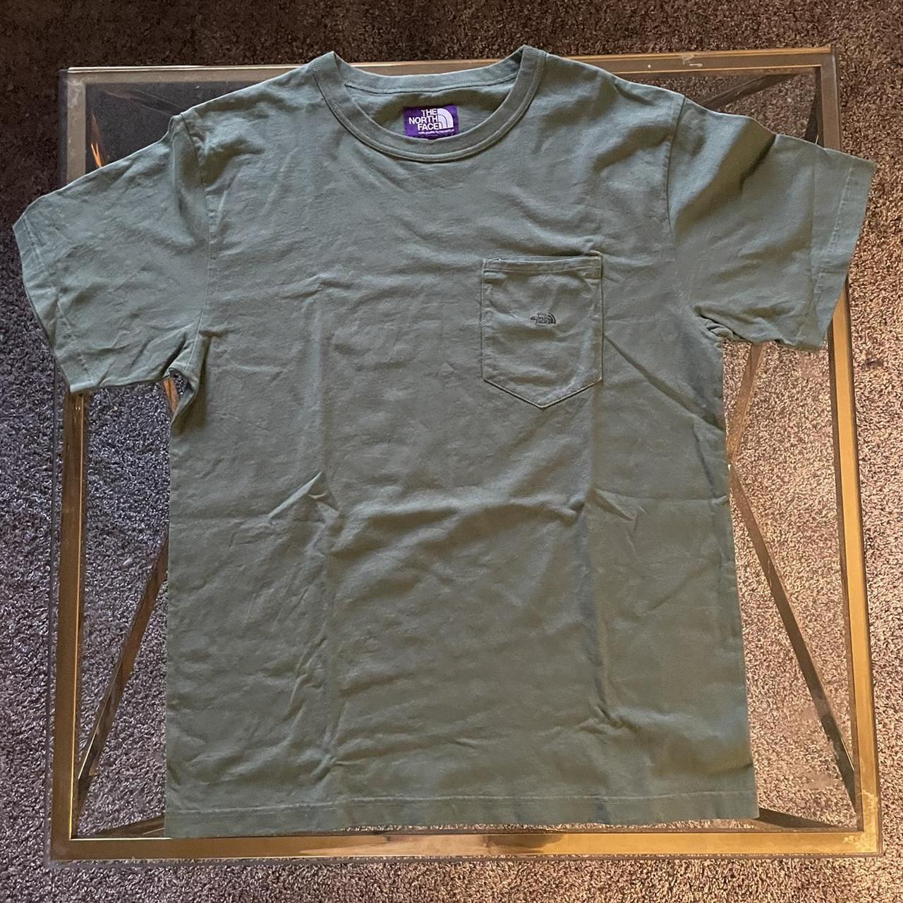 The North Face Purple Label Men's Green and Khaki T-shirt