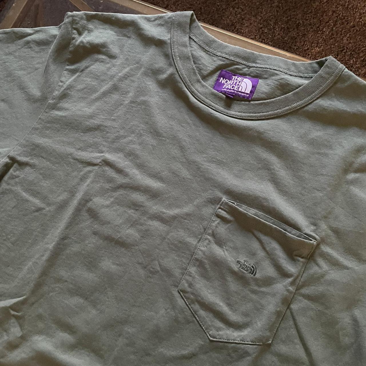 The North Face Purple Label Men's Green and Khaki T-shirt (2)