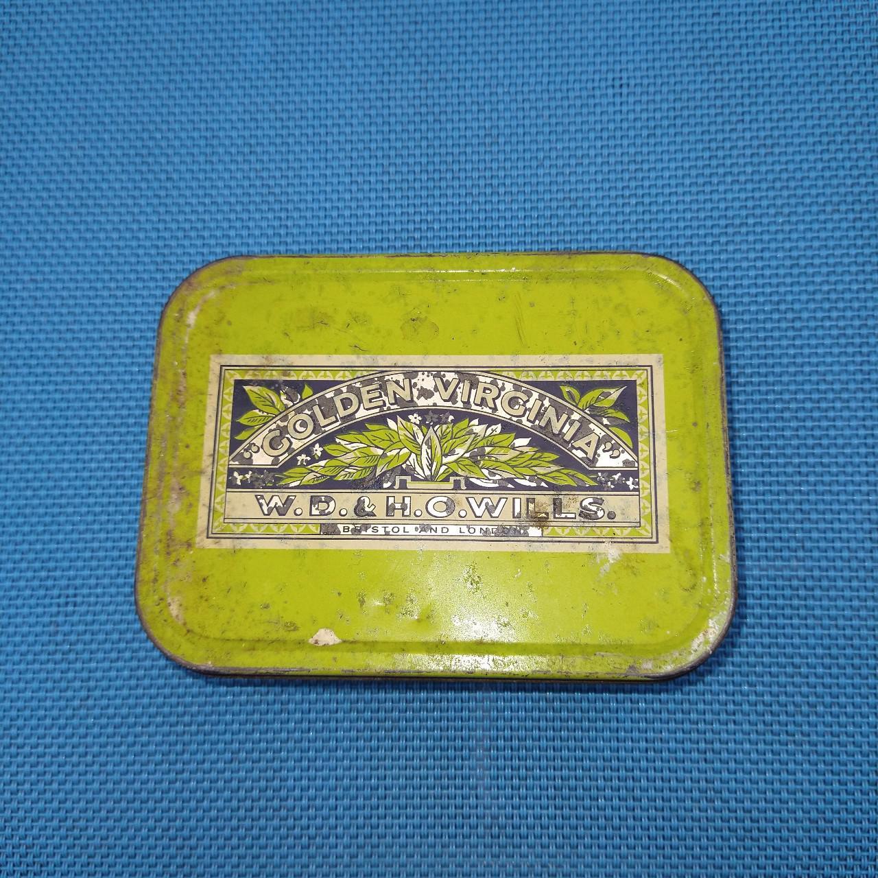 Vintage Retro Golden Virginia Tobacco Tin... - Depop