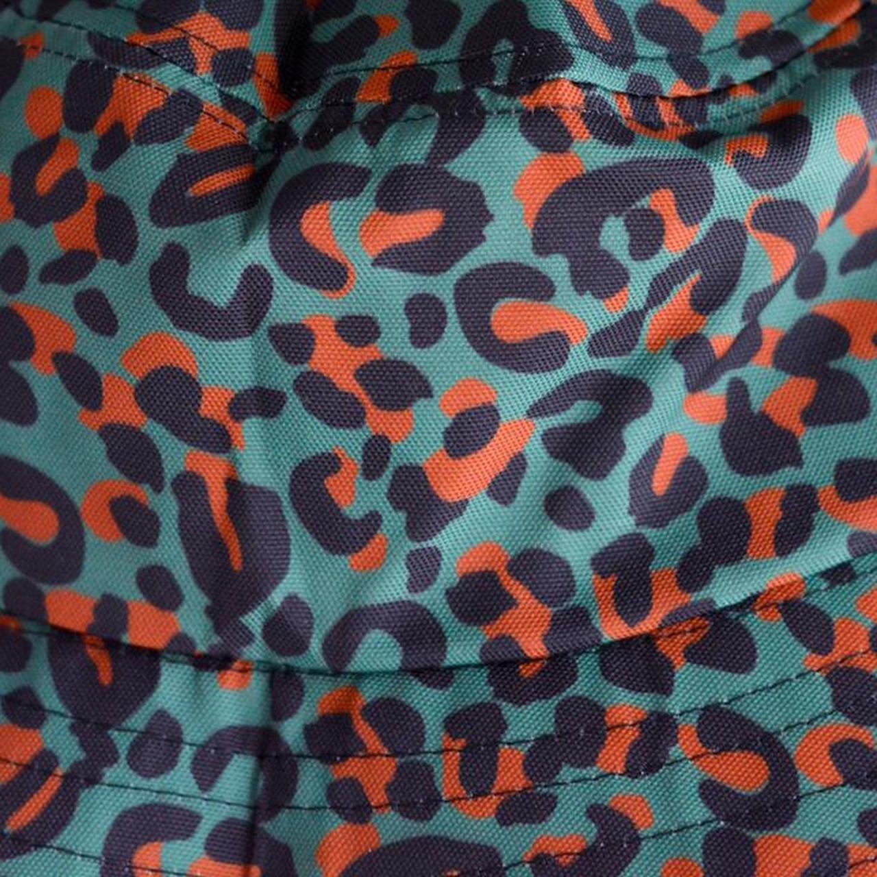 Super funky green orange and black leopard print... - Depop