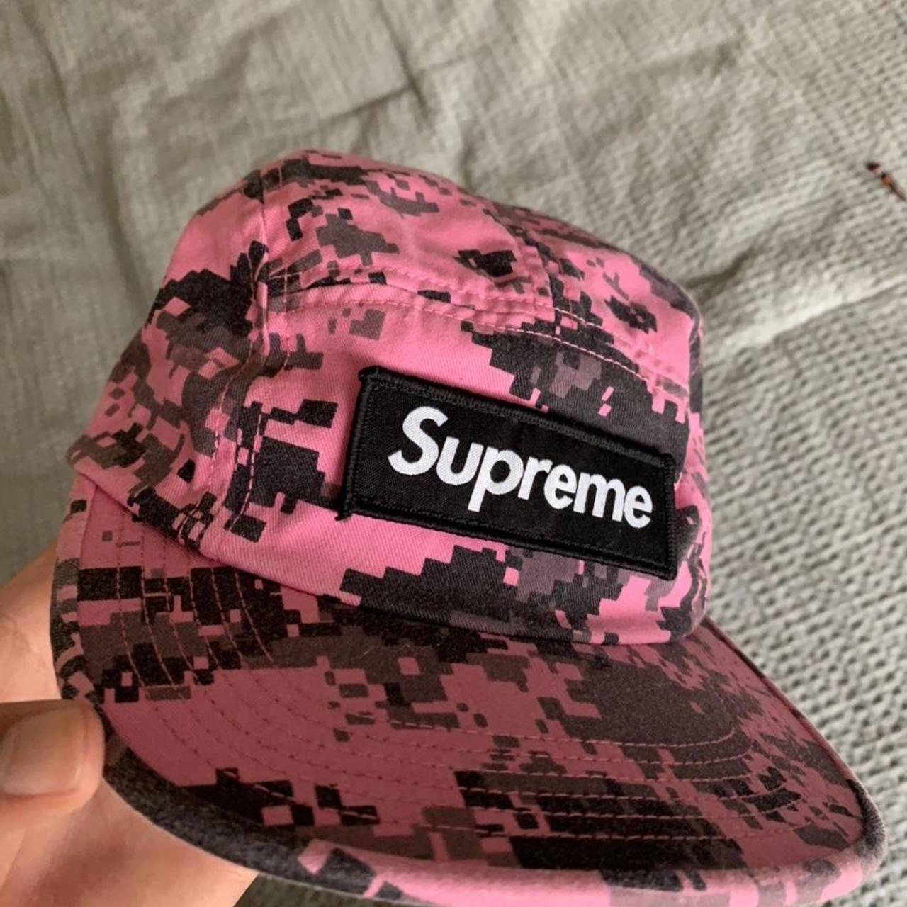 FW17 Supreme Twill Camo Cap ( Pink Digi Camo... - Depop