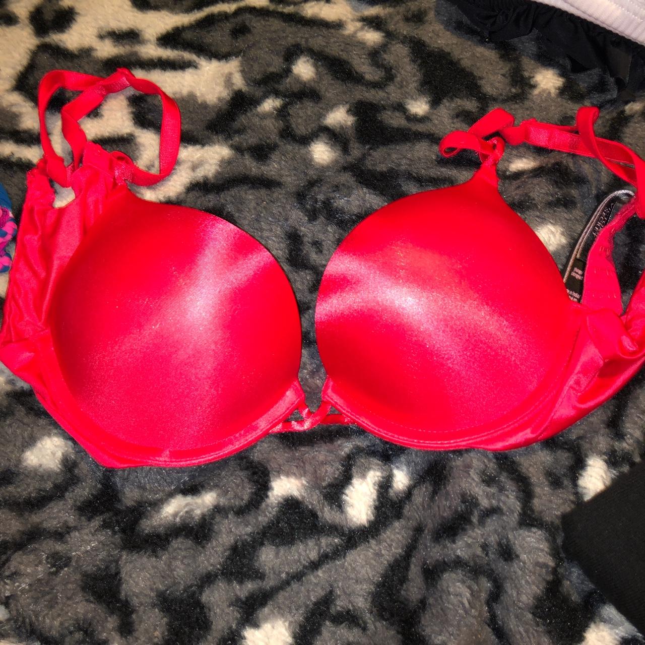 Victoria's Secret red bombshell bra 32A, worn only - Depop