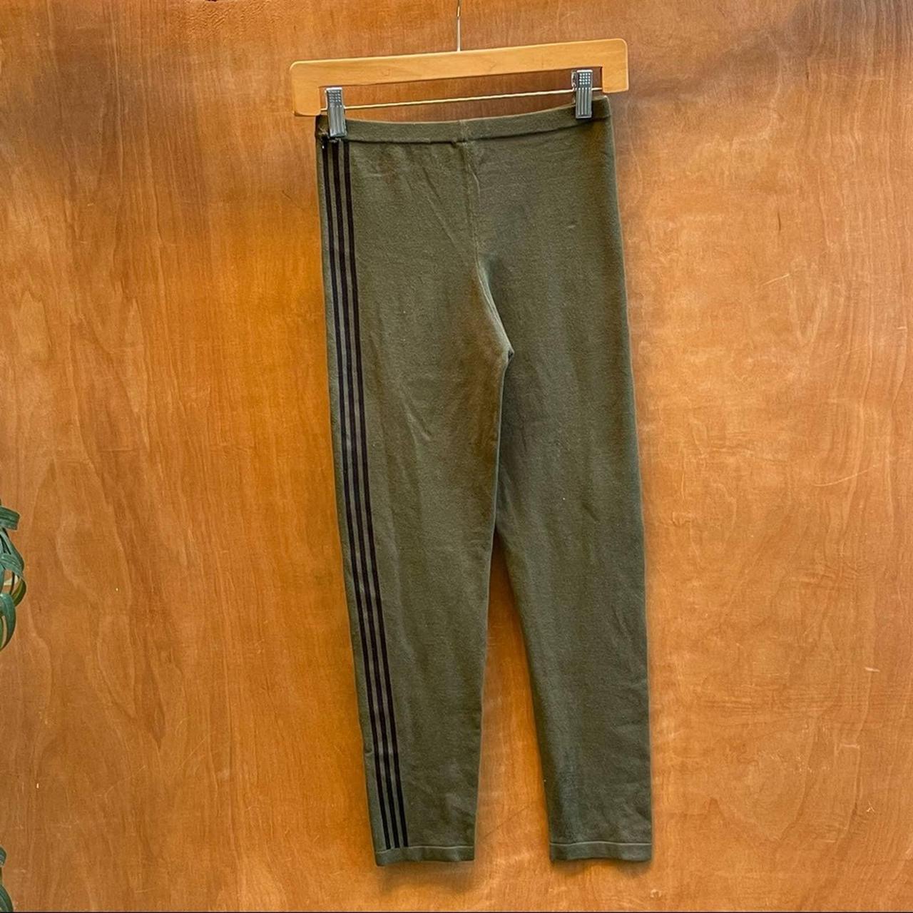 Y3 Women's Green and Black Trousers