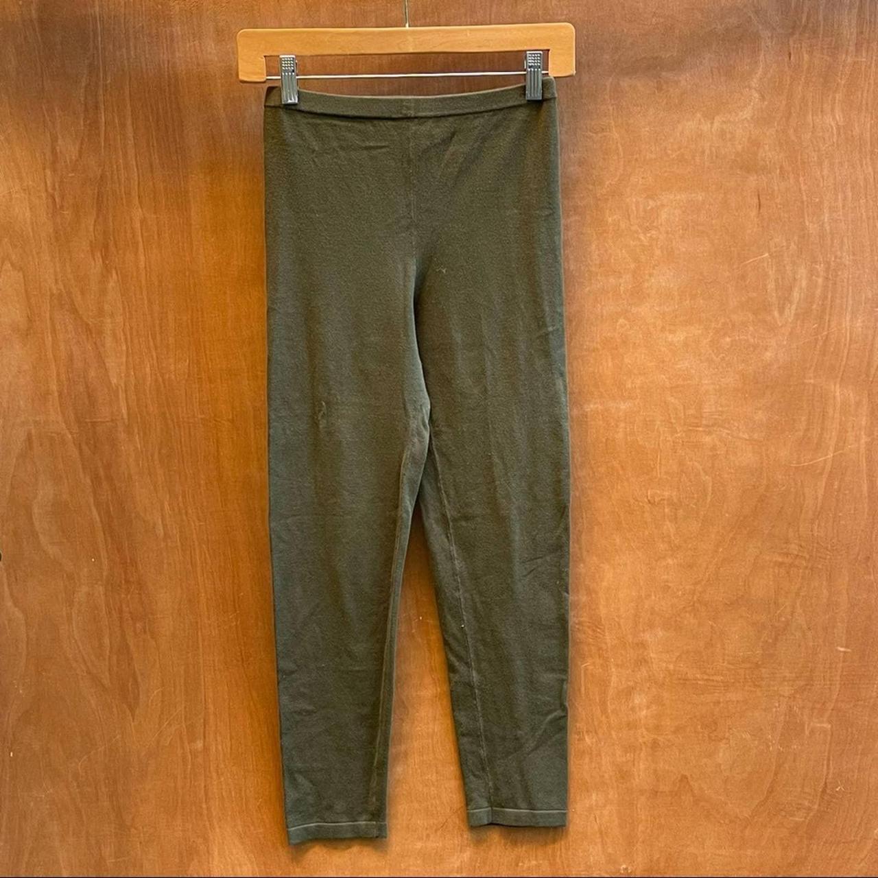Y3 Women's Green and Black Trousers (2)
