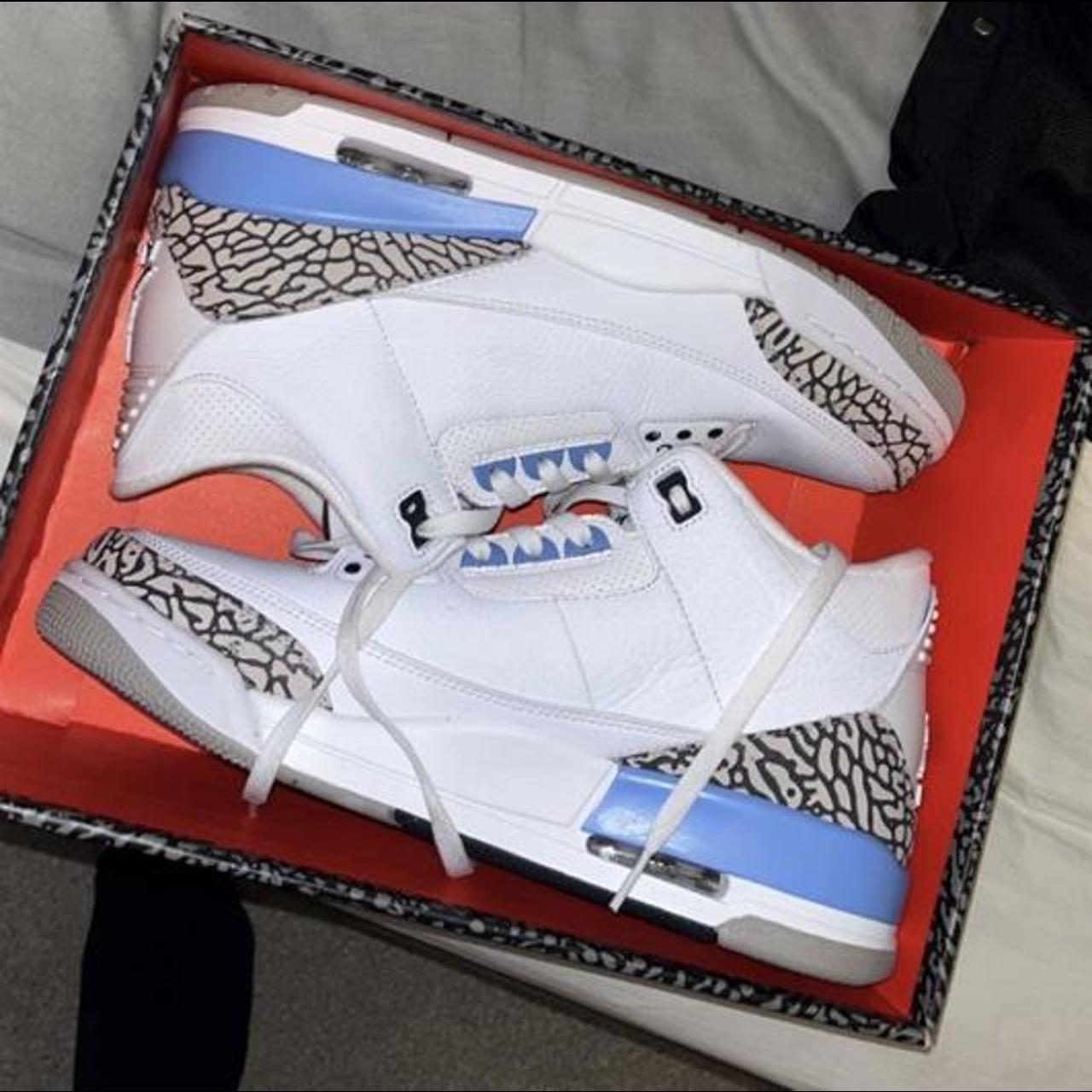 jordan retro 3 unc