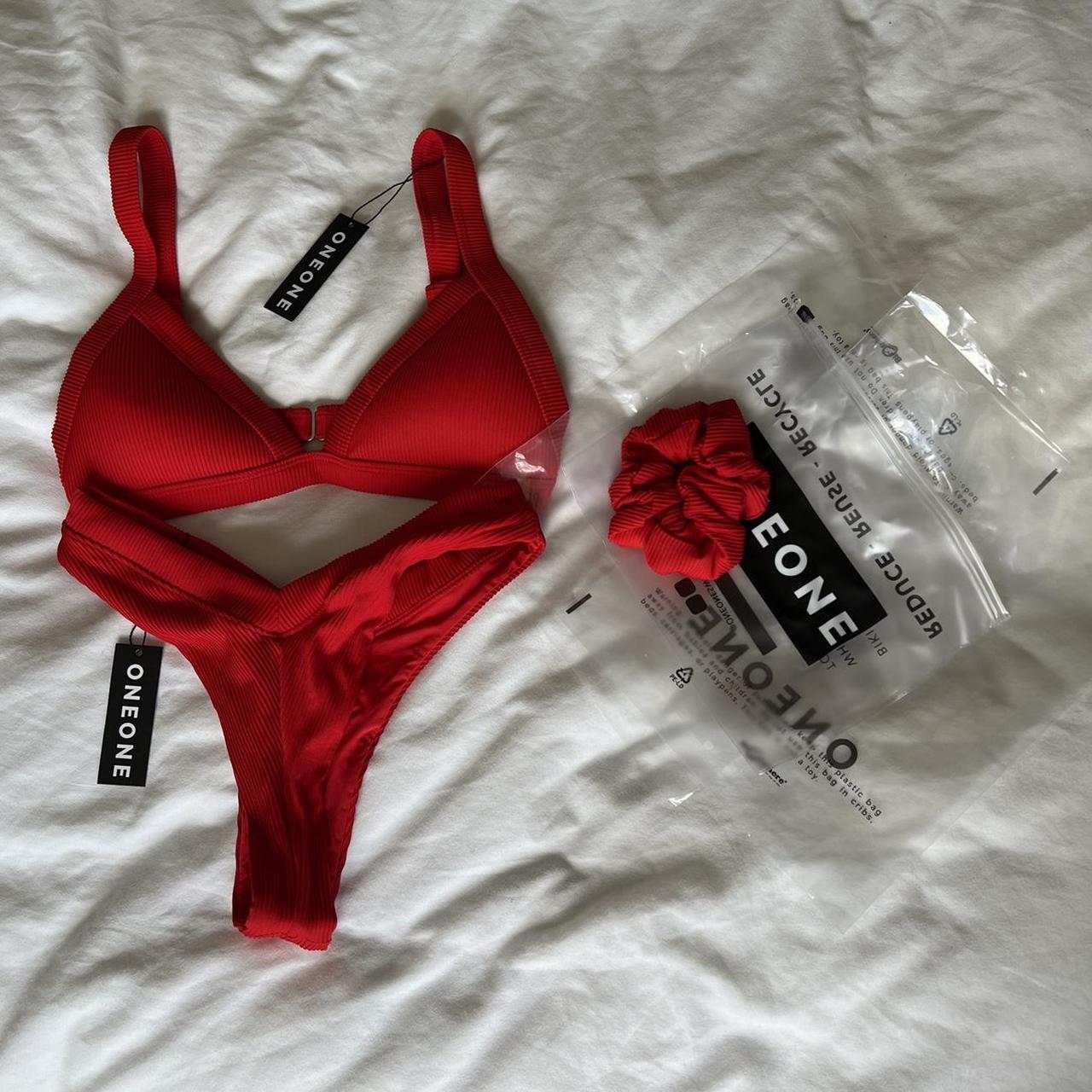 one one swimwear kameron & jesse red bikini!! BRAND... Depop