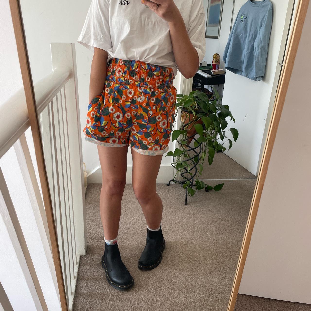 Lucy and yak Adele floral shorts VERY... - Depop