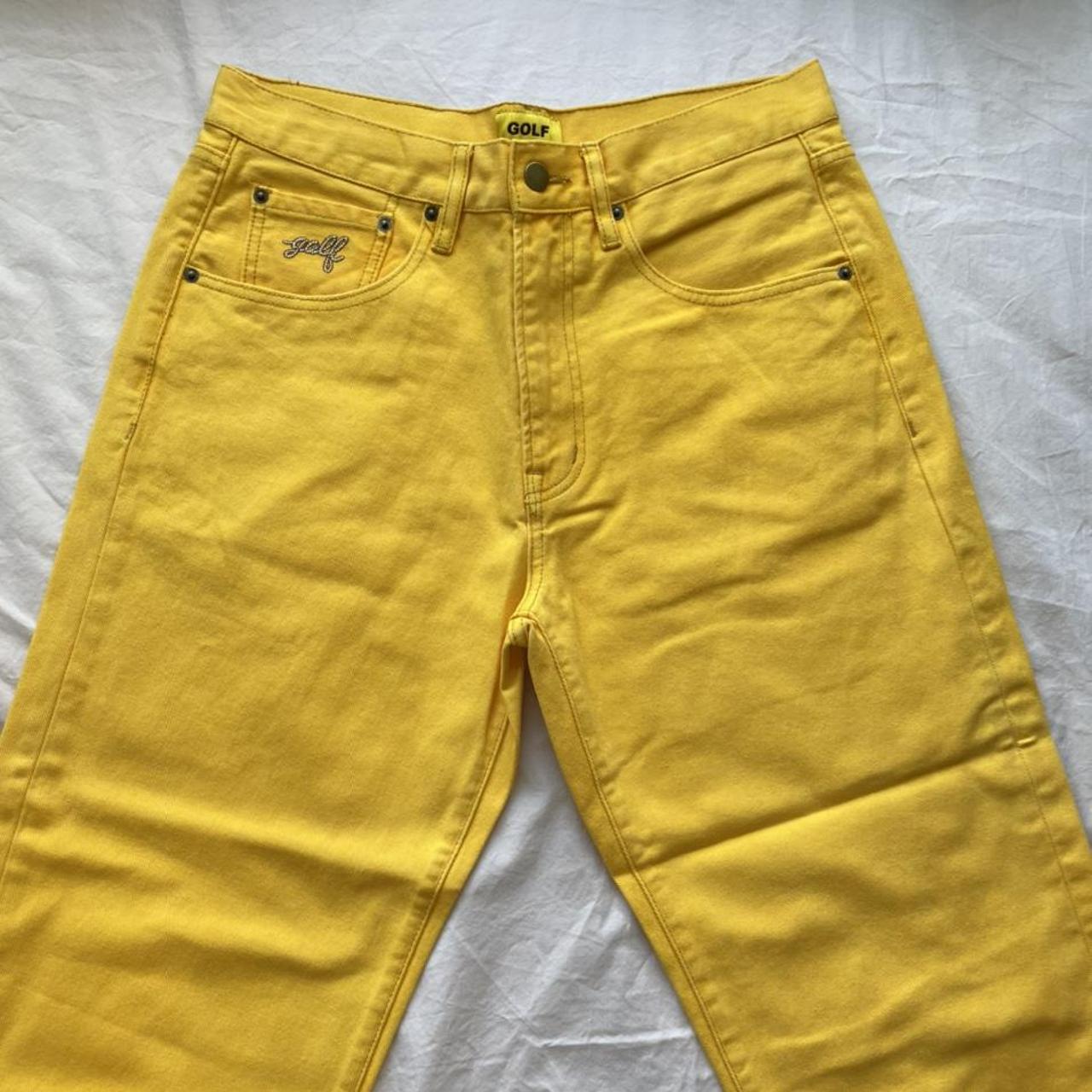 Golf Wang Yellow Rope Logo Jeans, Brand new, Size 32...