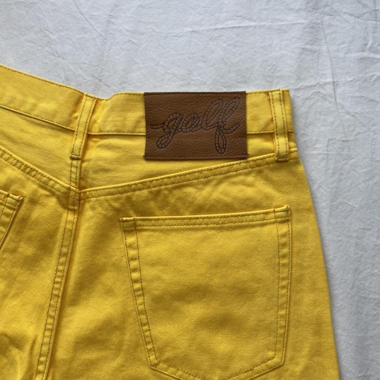 Golf Wang Yellow Rope Logo Jeans, Brand new, Size 32...