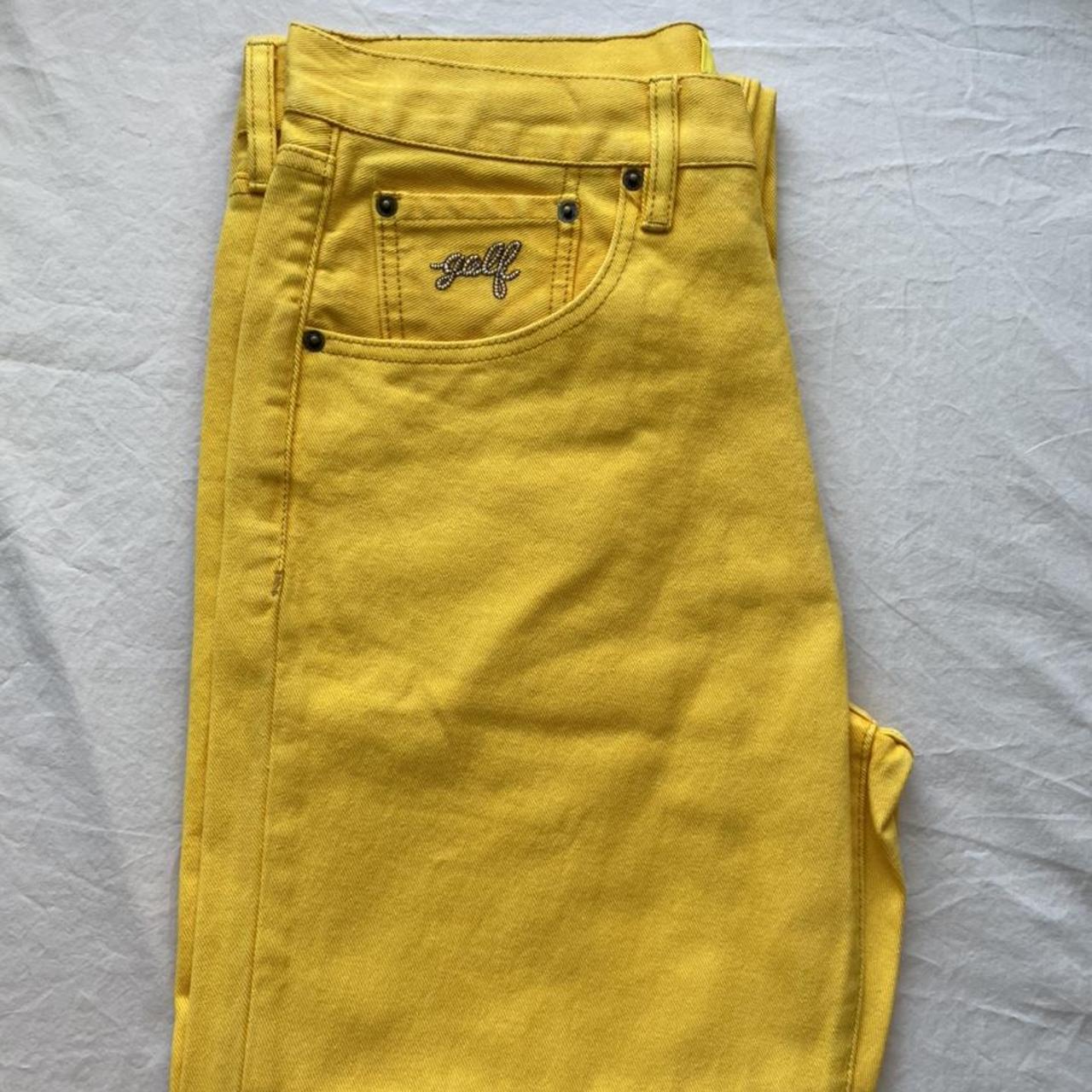 Golf Wang Yellow Rope Logo Jeans, Brand new, Size 32...