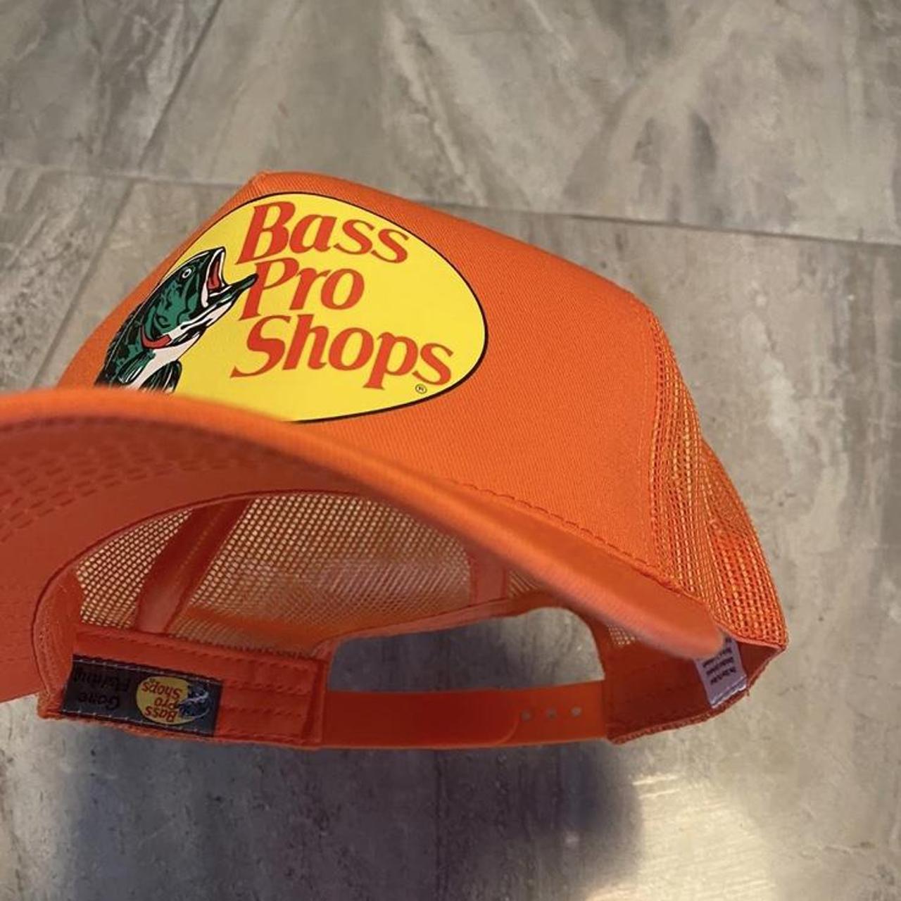 New Bass Pro Shops Mesh Cap - Orange New with tags - Depop